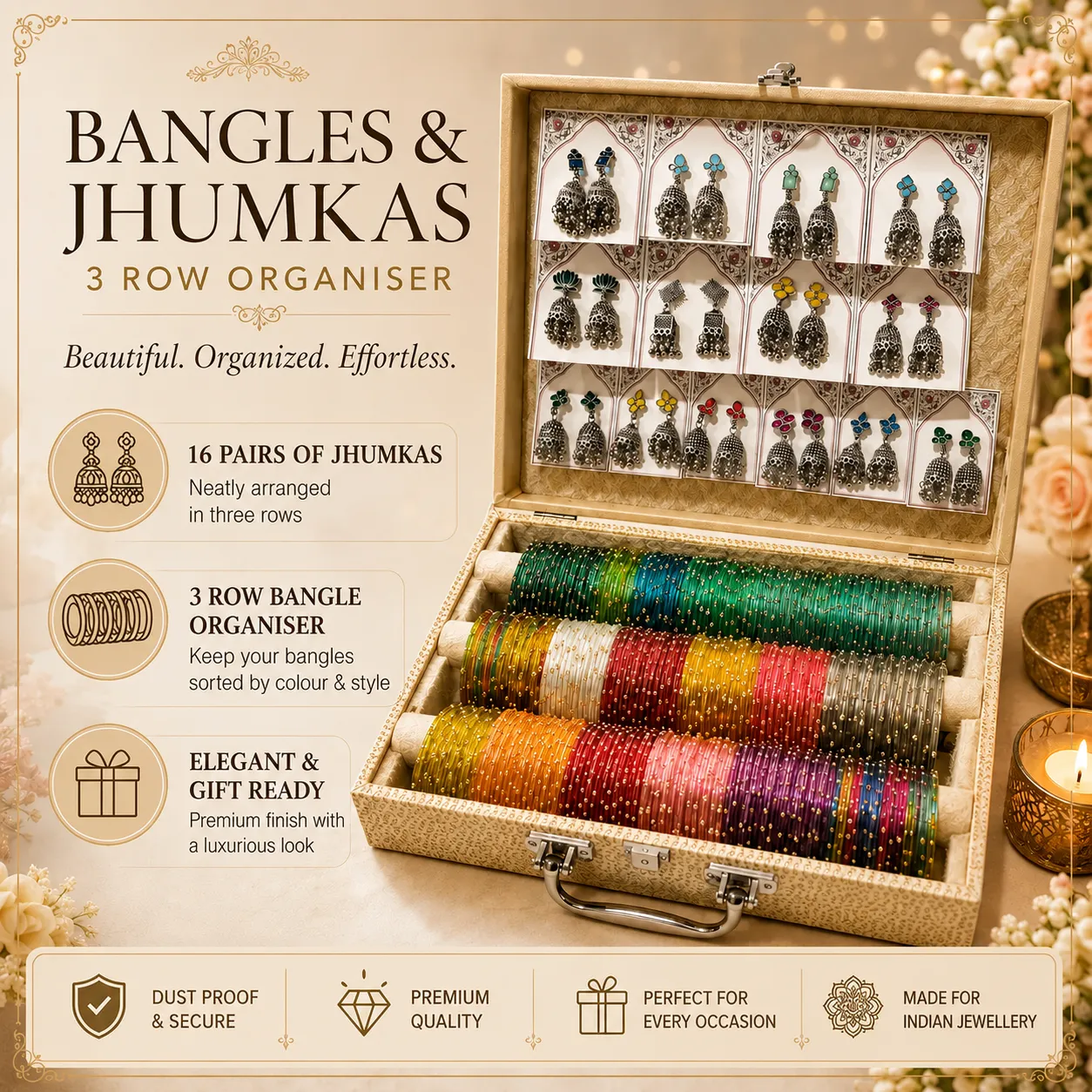 Bangle Organizer & Jhumka Combos