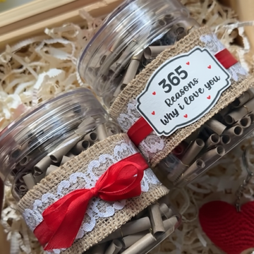 ✨ 365 Reasons of Love – Message Jar Gift
