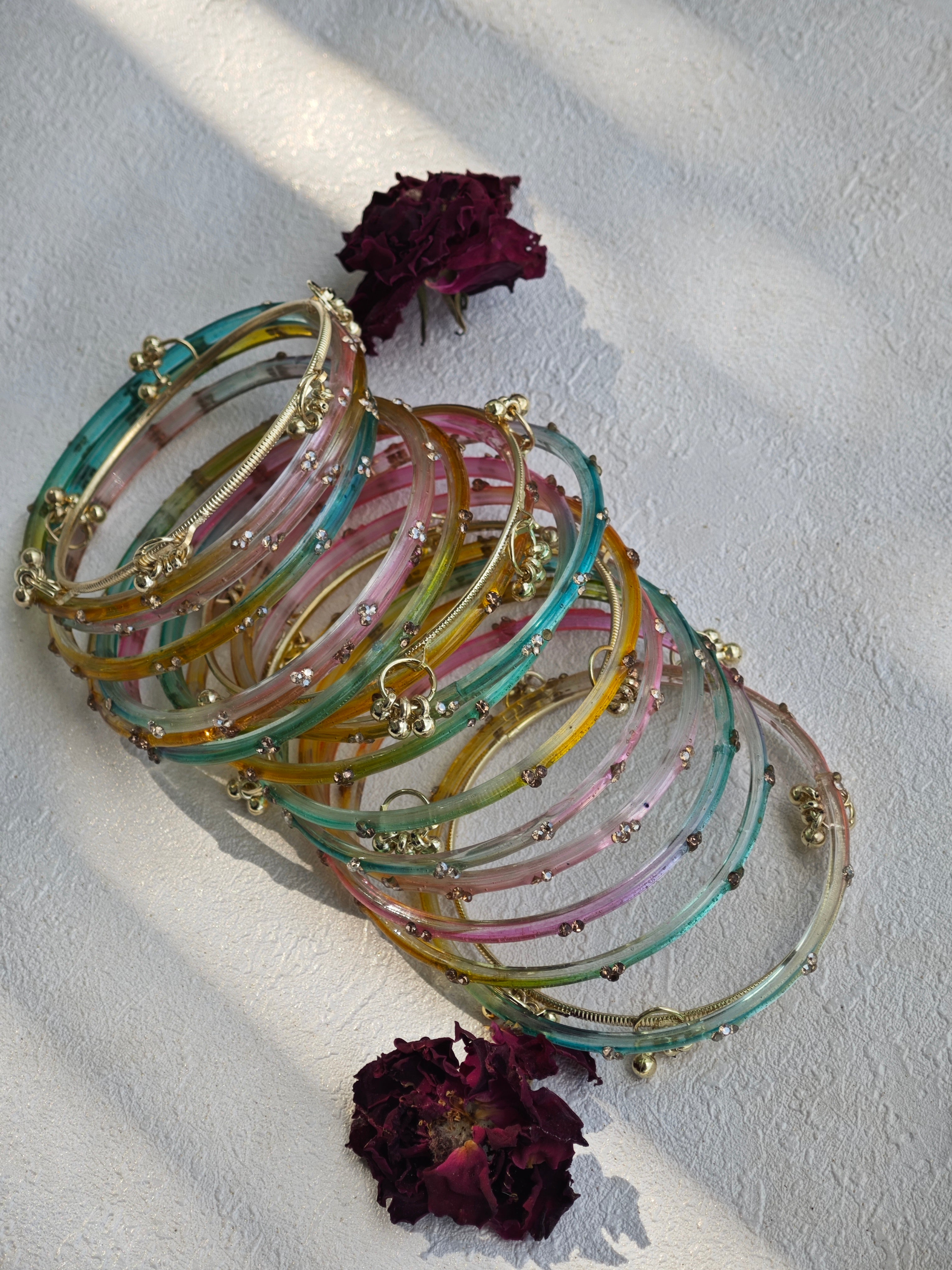 Kashmiri Rainbow Bangles