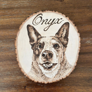 Natural Wooden Engraved Photo Frame with Free Stand