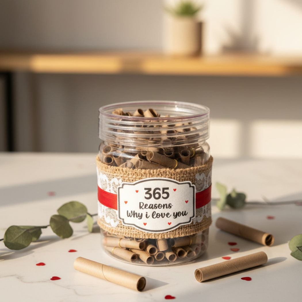 ✨ 365 Reasons of Love – Message Jar Gift