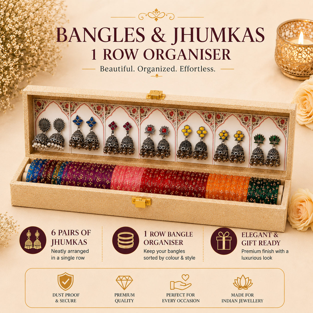 Bangle Organizer & Jhumka Combos