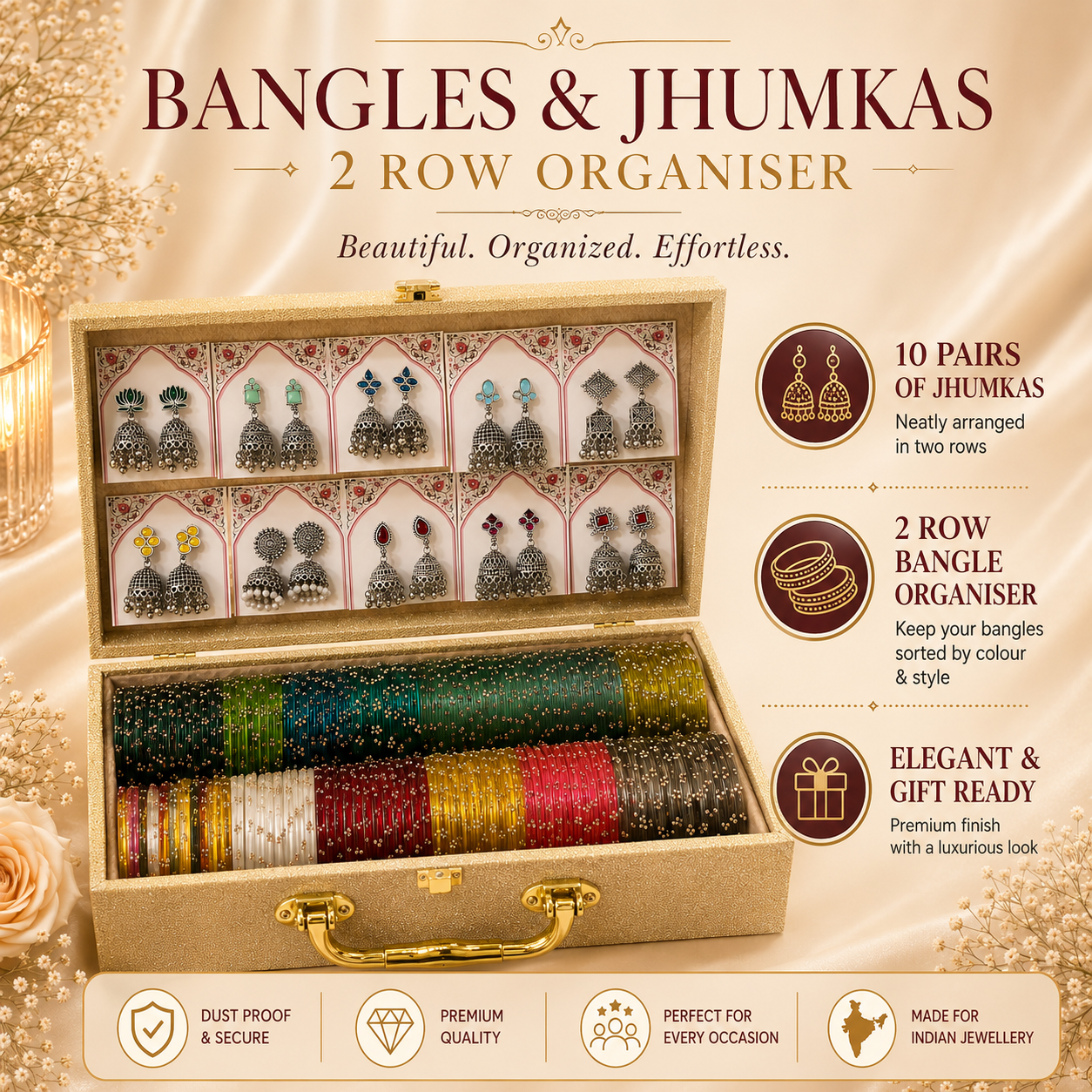 Bangle Organizer & Jhumka Combos
