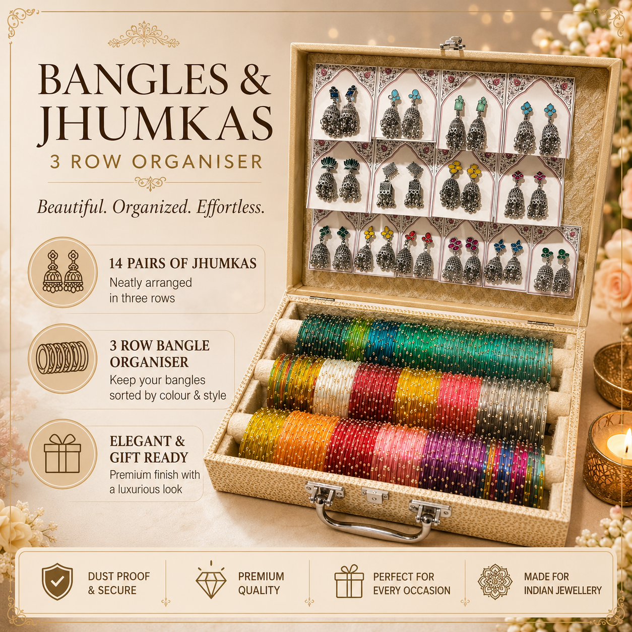 Bangle Organizer & Jhumka Combos