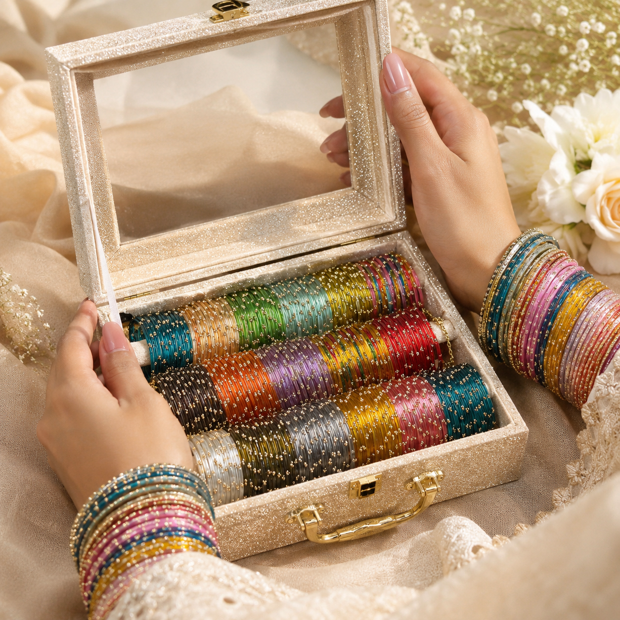 Premium Kashmiri Bangles Organizer