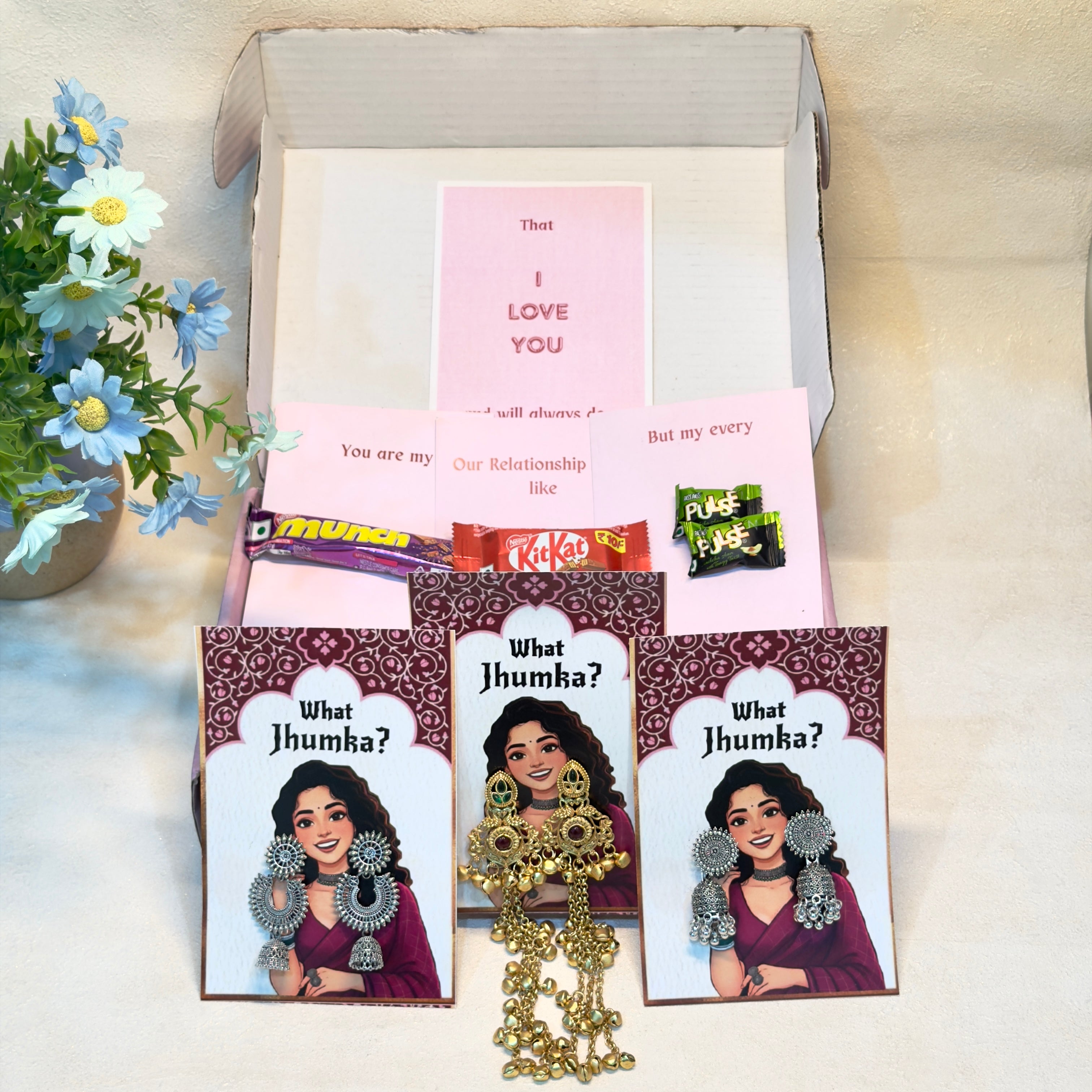 Kashmiri Jhumka Love Hamper