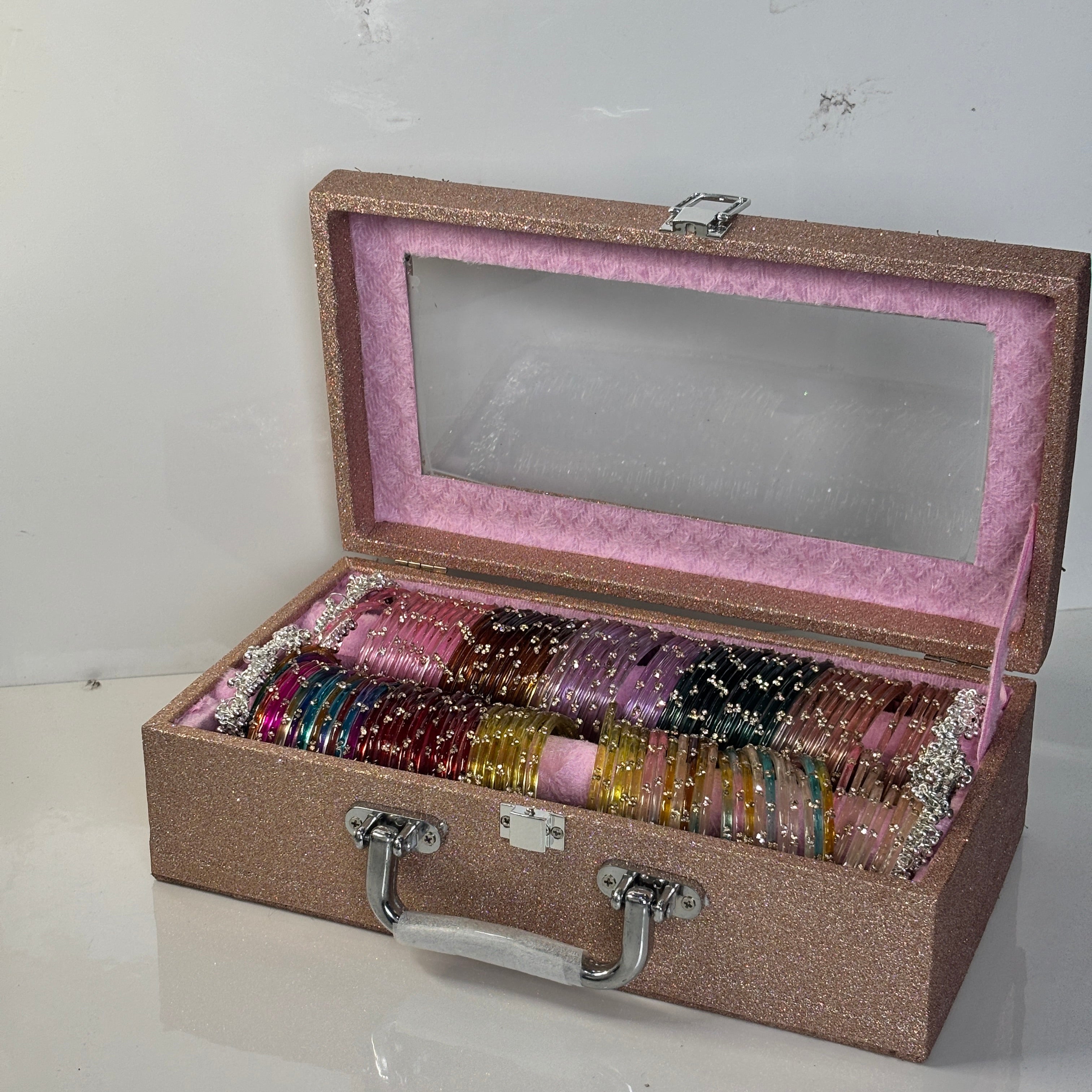 Glitter Bangle Gift Set with Premium Storage Box