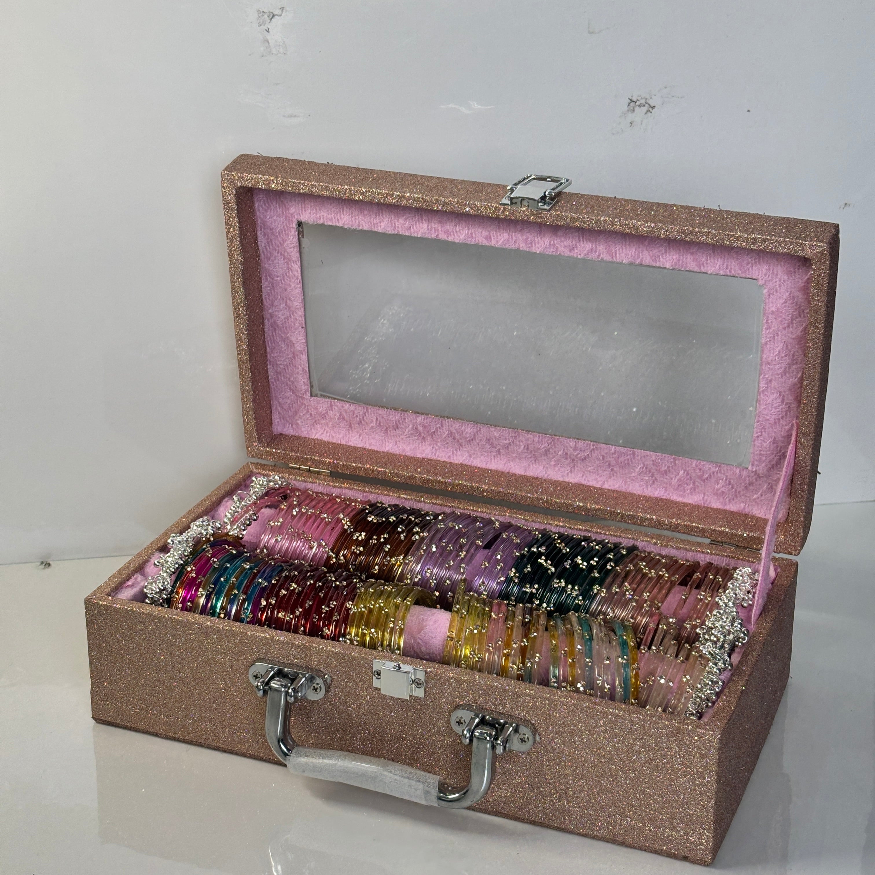 Glitter Bangle Gift Set with Premium Storage Box
