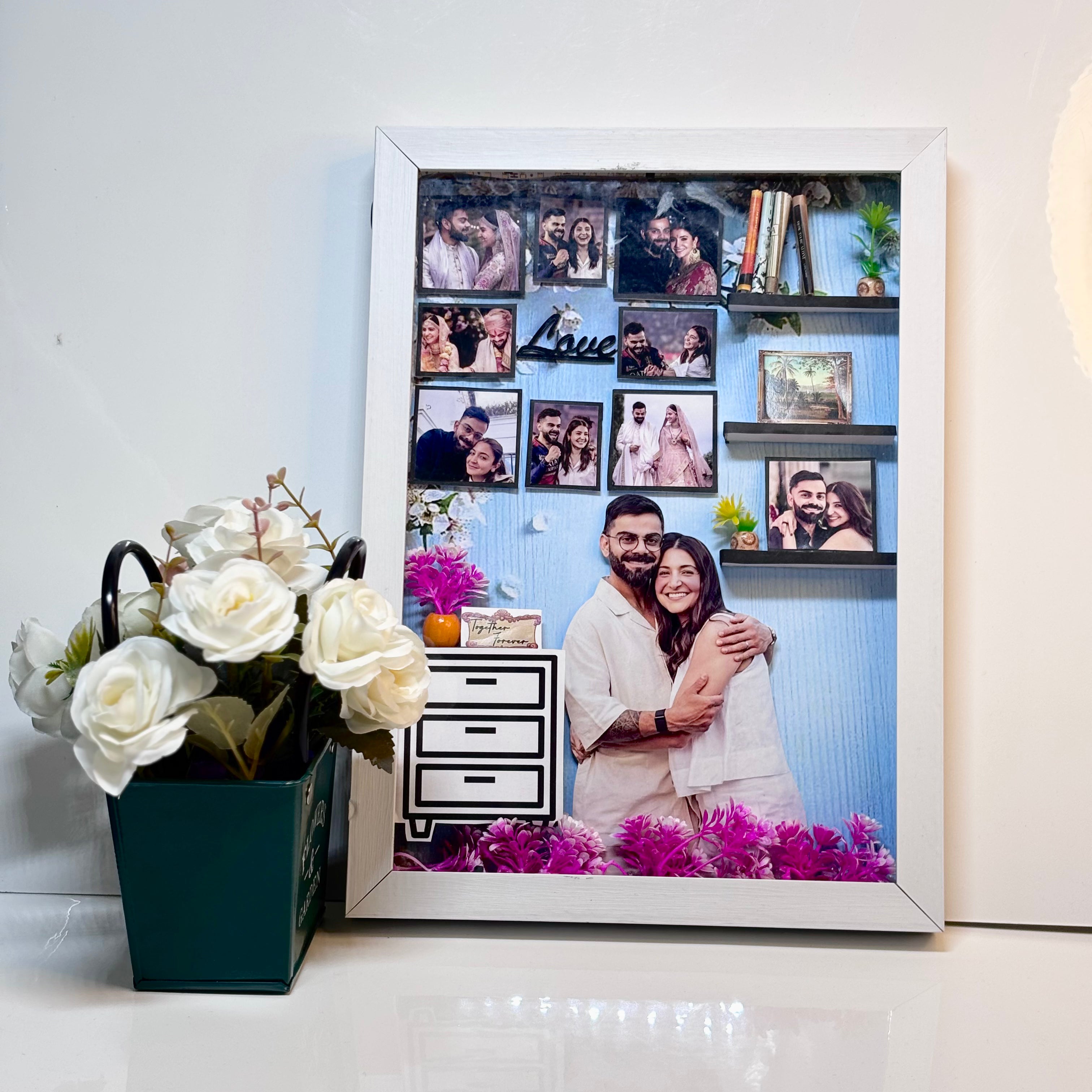 Personalized Love Miniature Frame with LED Lights