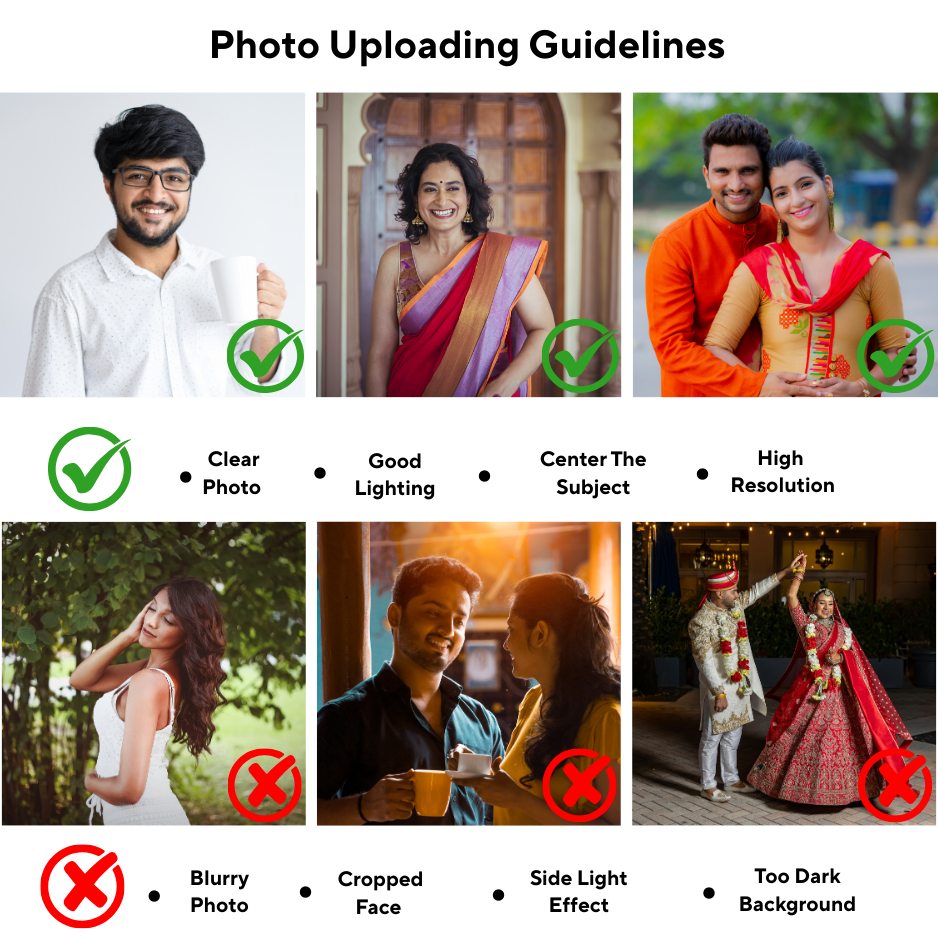 Natural Wooden Engraved Photo Frame with Free Stand