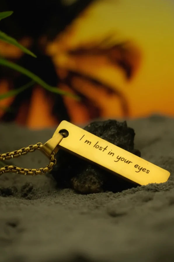 Personalized Photo Eye Necklace