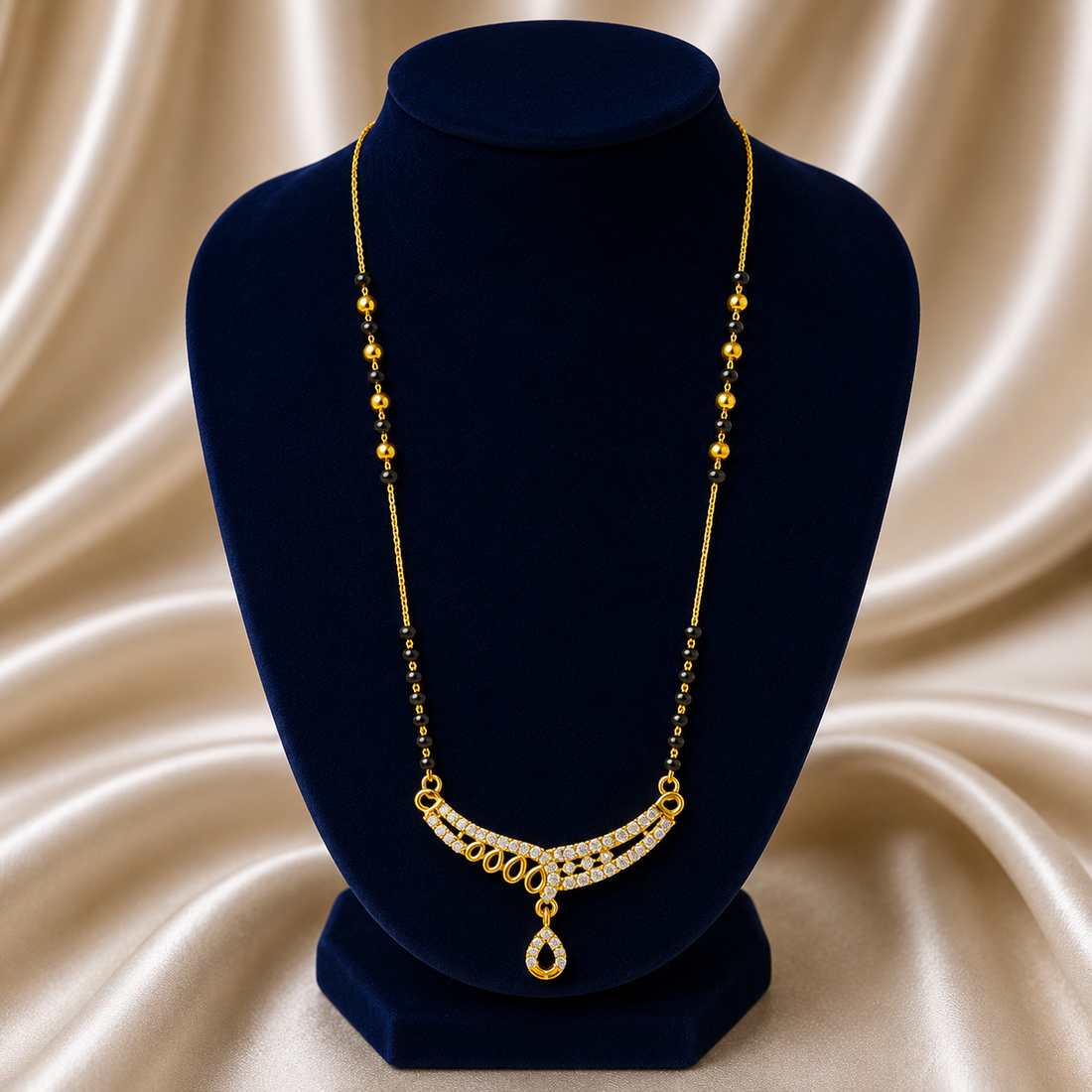 Crescent Charm Mangalsutra