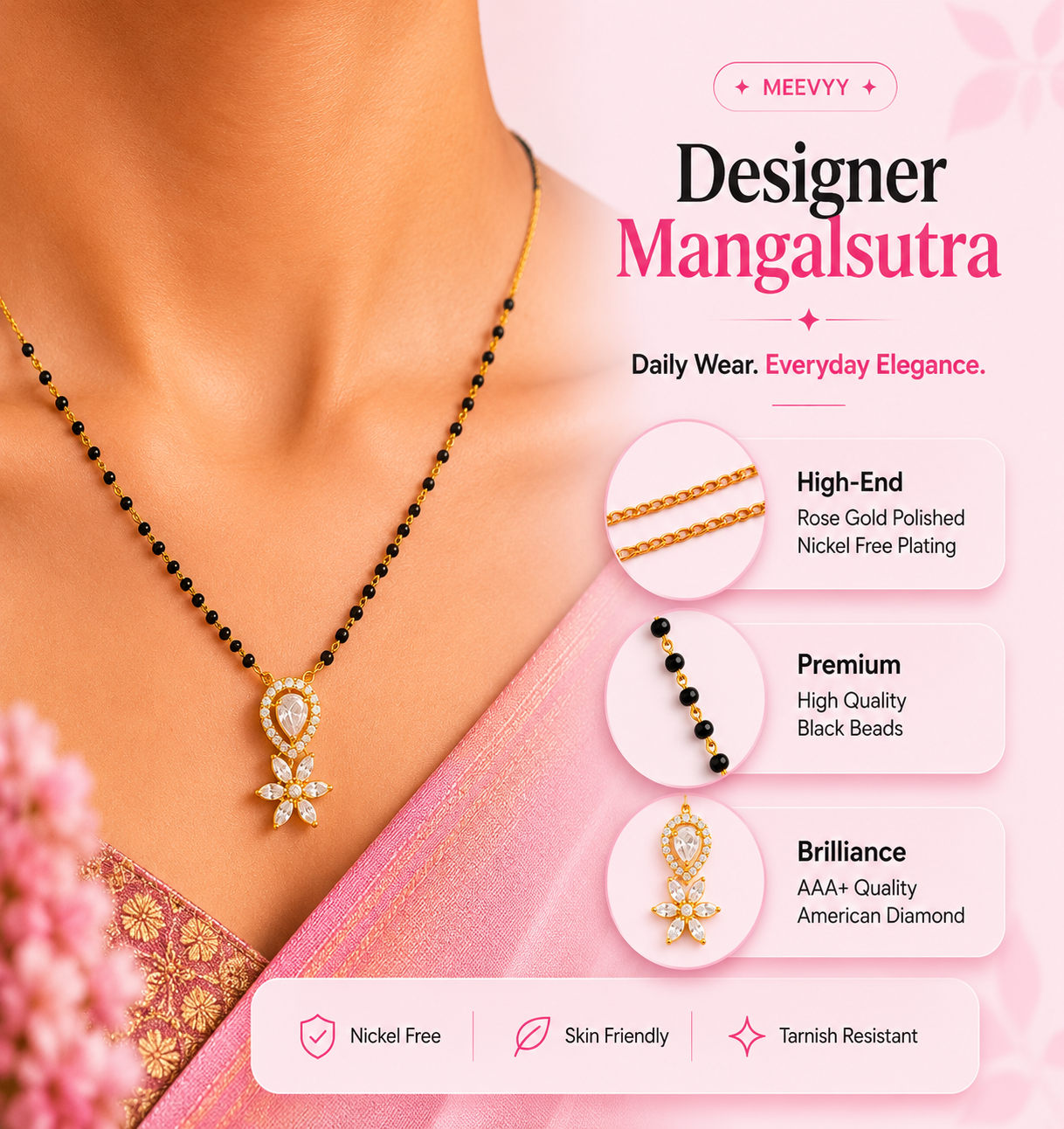 Celestial Bloom Mangalsutra
