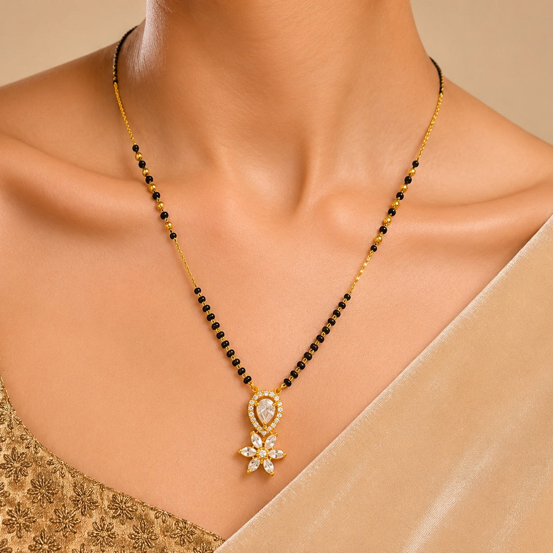 Celestial Bloom Mangalsutra