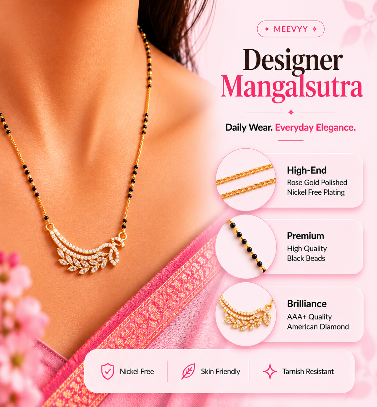 Floral Promise Mangalsutra