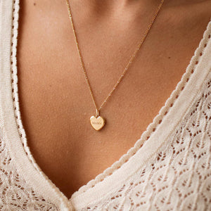 Bubble Heart Shaped Necklace