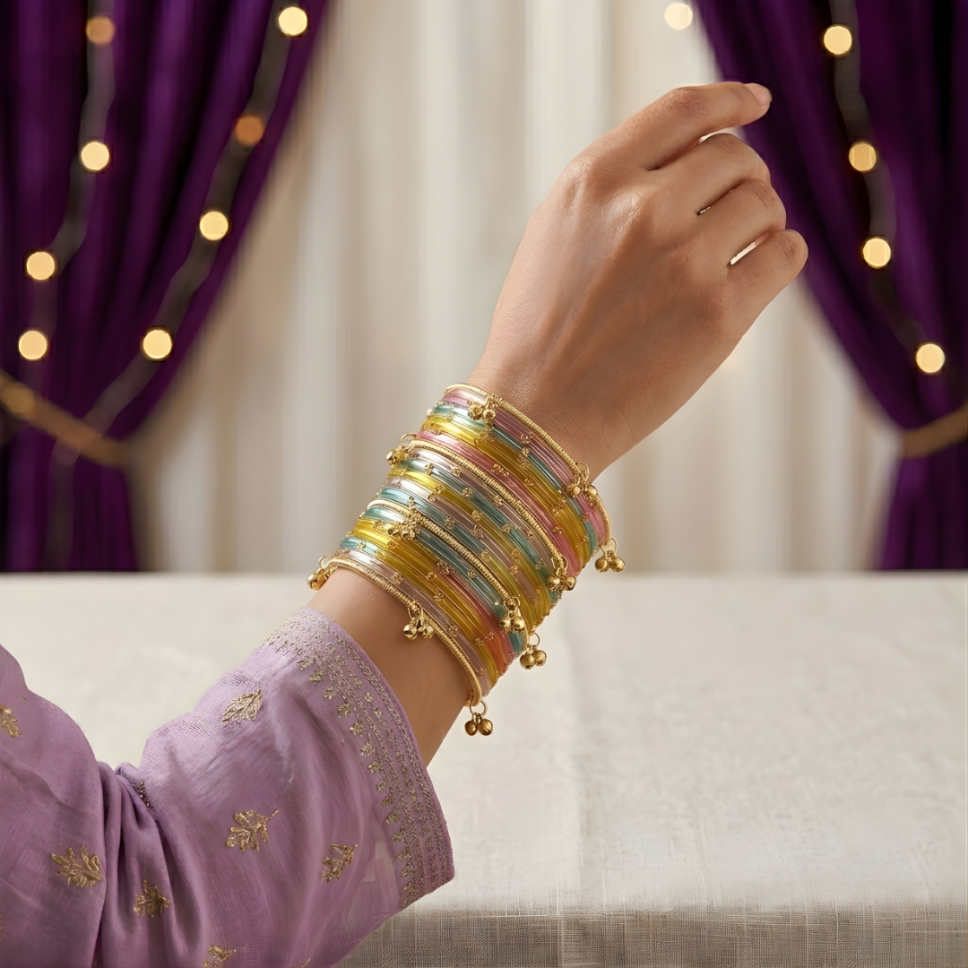 Kashmiri Rainbow Bangles