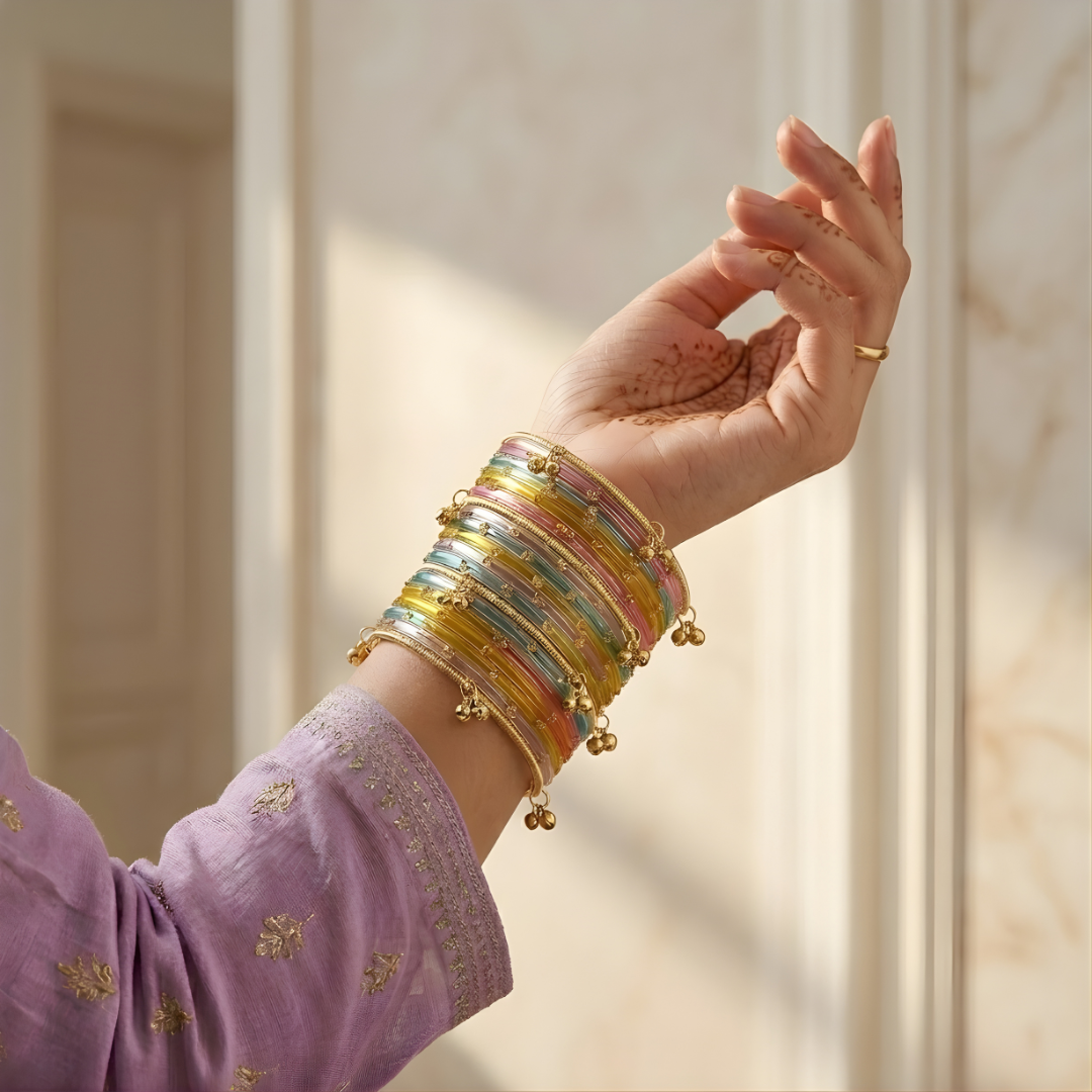 Kashmiri Rainbow Bangles