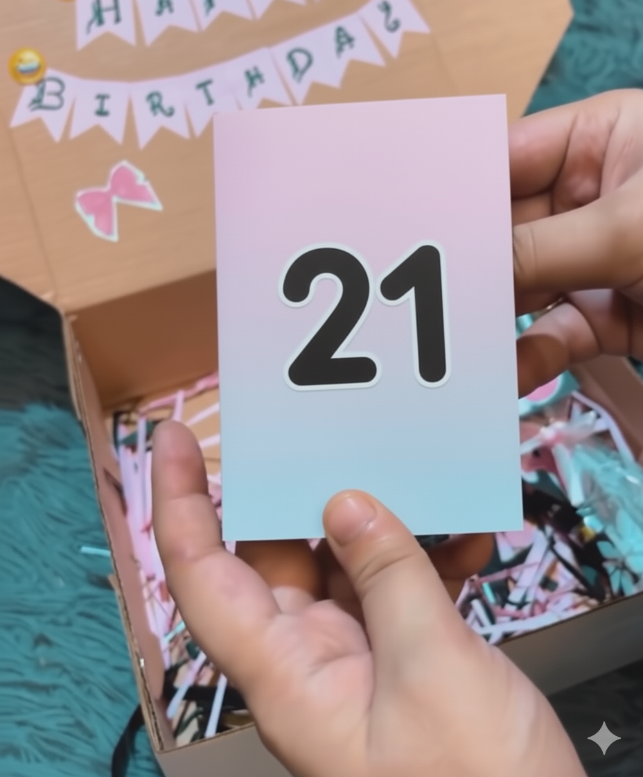 21 Age Birthday Gift Hamper for Her😍