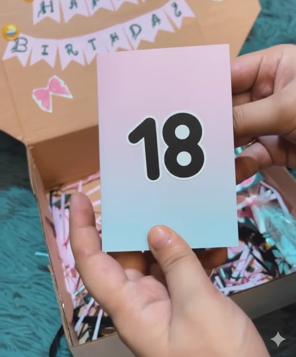 18th Age Birthday Gift Hamper for Her😍