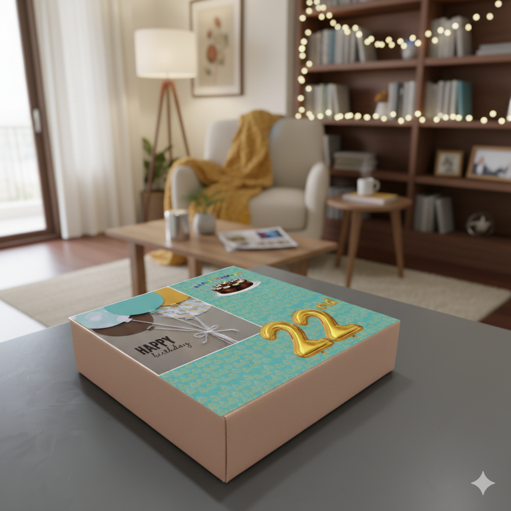 22 Birthday Gift Box for Him